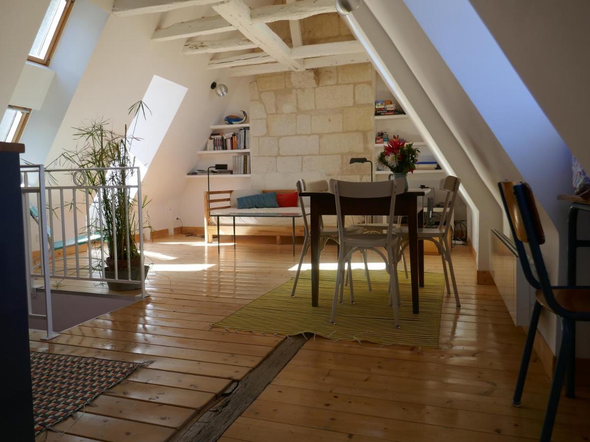 Ferienwohnung L Escalier Rouge Tours Exterior foto